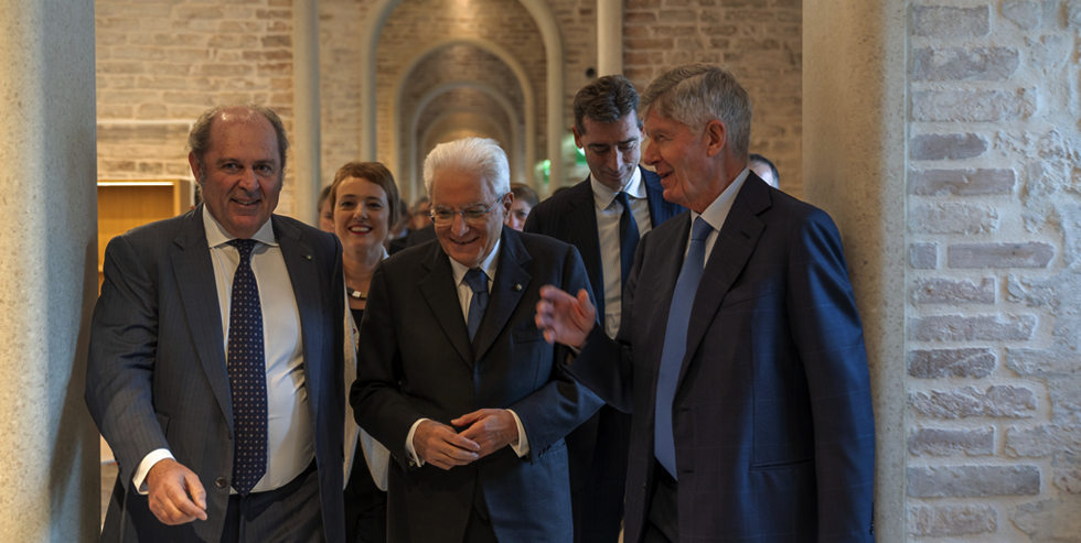 Immagini - Il presidente della Repubblica Italiana visita la Casa di THSN