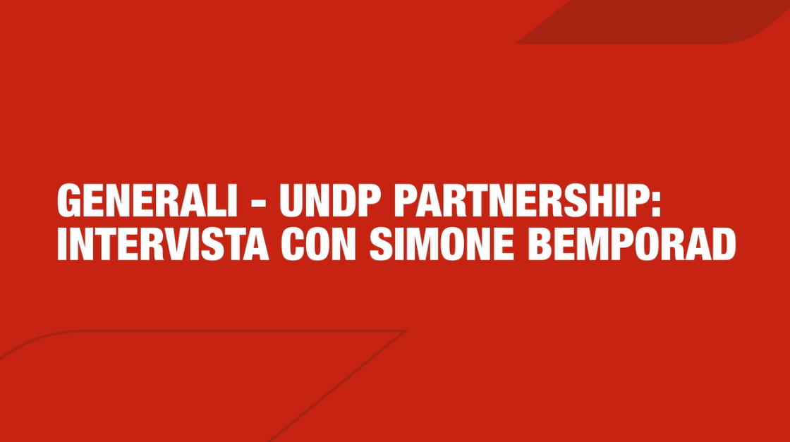 Video - UNDP Partnership - Intervista con Simone Bemporad