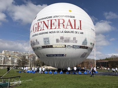 Il nuovo Balloon Generali nei cieli di Parigi