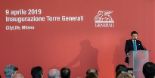 Il primo ministro italiano all’inaugurazione della Torre Generali a CityLife