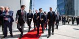 The Italian Prime Minister at the Generali Tower inauguration in CityLife