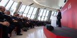 The Italian Prime Minister at the Generali Tower inauguration in CityLife