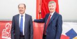 Flag ceremony for the Generali tower in Citylife