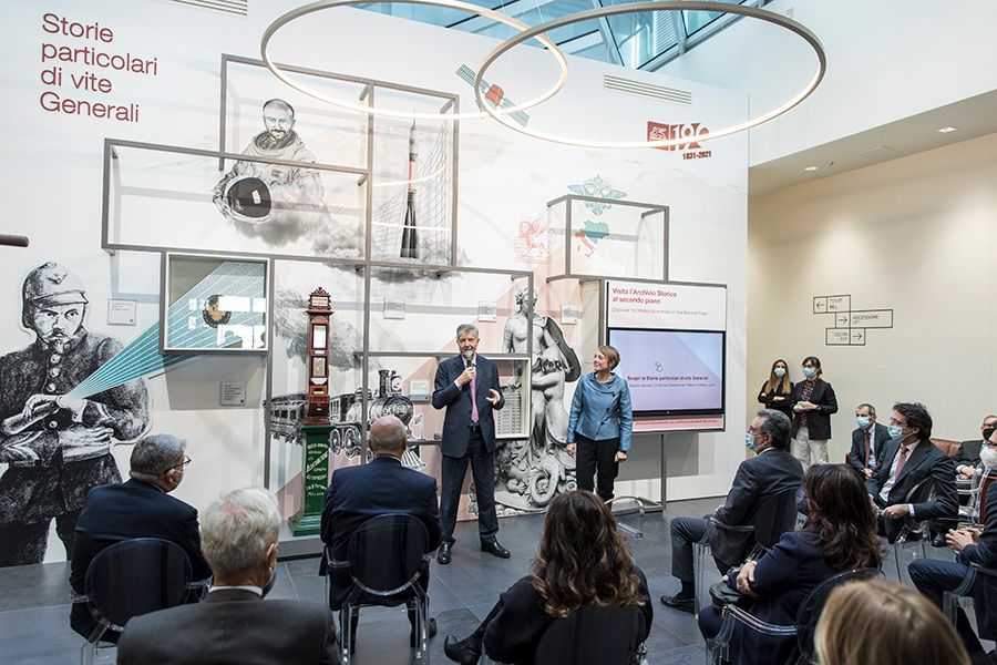 Images - The new home of Generali’s historical Archive inaugurated in Trieste