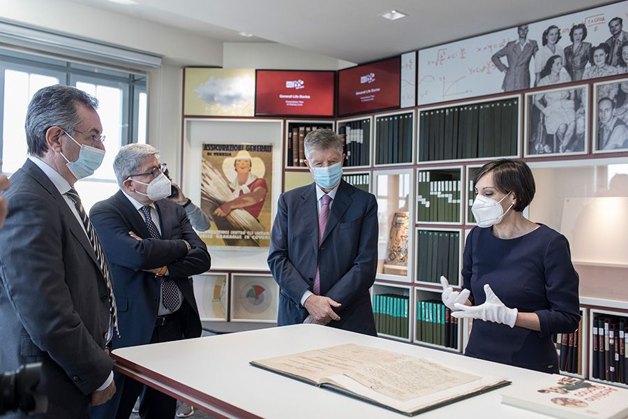 Images - The new home of Generali’s historical Archive inaugurated in Trieste