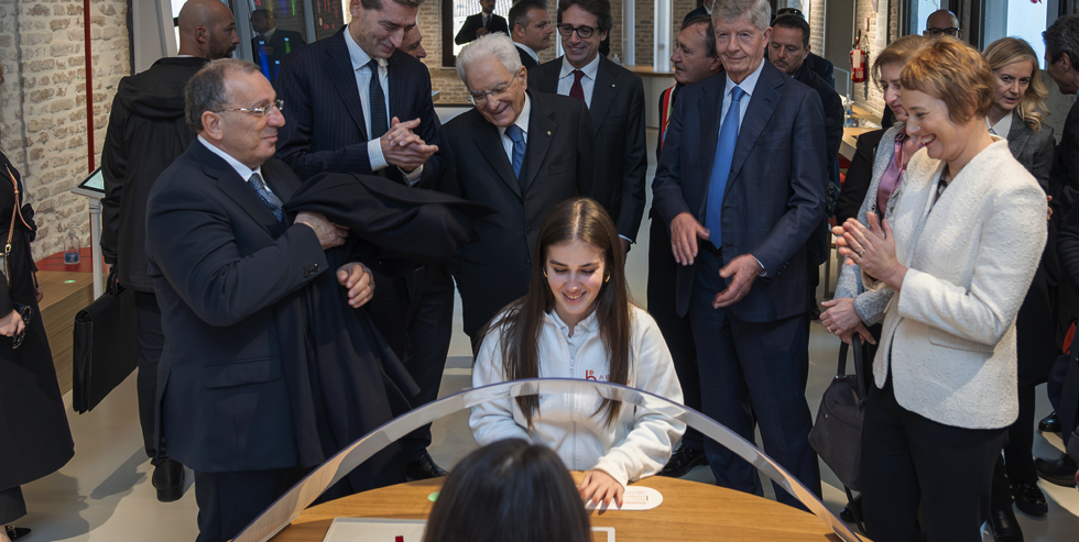 Images - President of the Italian Republic visiting the Home of THSN