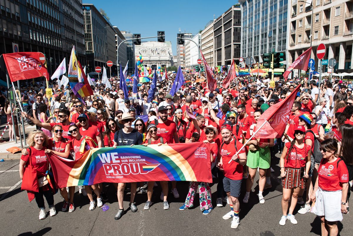 Immagini - La partecipazione di Generali al Milano Pride 2025