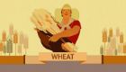 Video - Female Farmer with wheat bundle, Marcello Dudovich, 1938