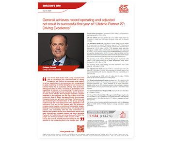 Generali's engagement to keep its shareholders up to date and in contact