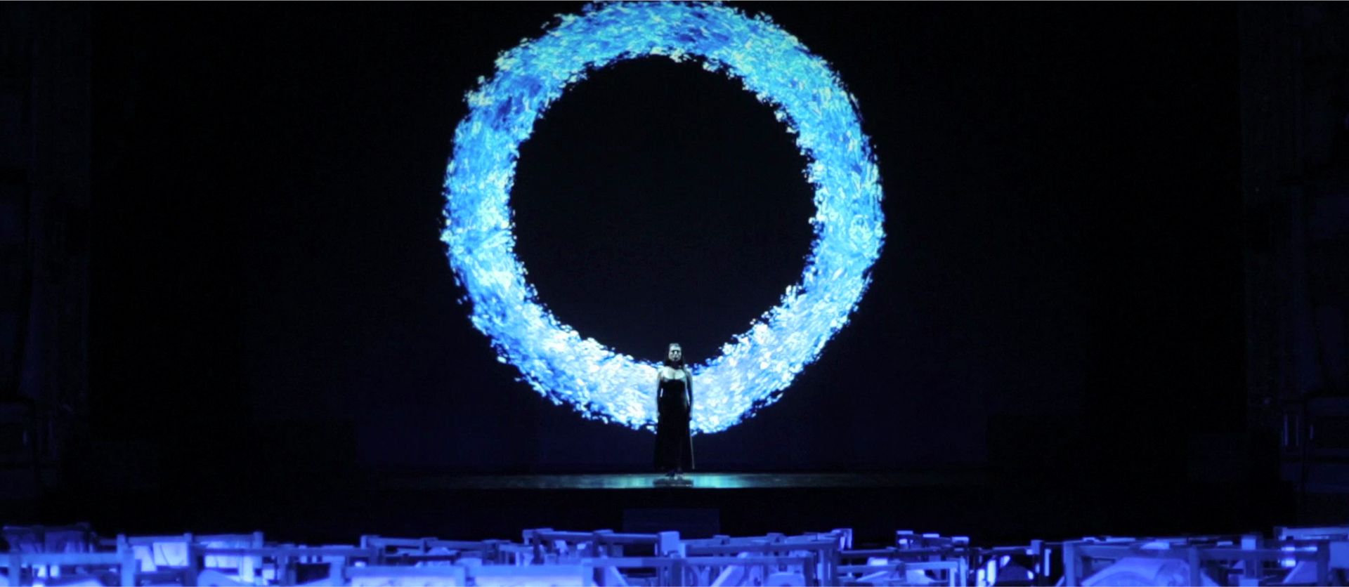 With Generali, the La Fenice Theatre opens its doors to the video-art performance by Fabrizio Plessi - With Generali, the La Fenice Theatre opens its doors to the video-art performance by Fabrizio Plessi