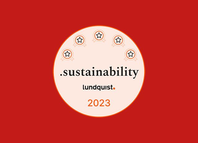 Sustainability ranking by Lundquist