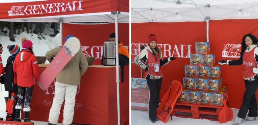 Generali Bulgaria, on track with the snowboard