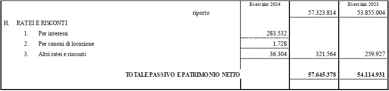 Stato patrimoniale e conto economico di Capogruppo (17)