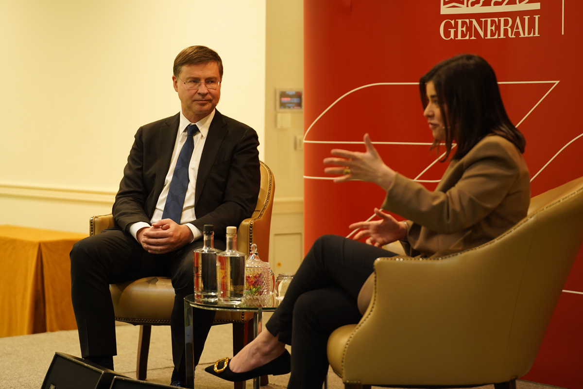 EU Commission Executive Vice-President Dombrovskis opens the first Generali Talks in Brussels