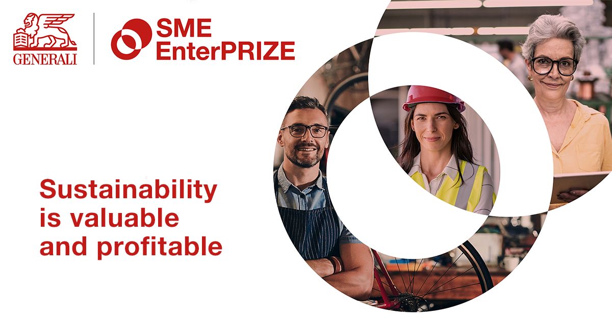 On this year marking our 190th anniversary, we are proud to launch SME EnterPRIZE, Generali’s project designed to promote a culture of sustainability among European SMEs