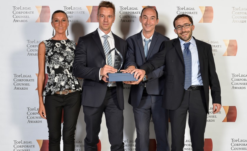 A prestigious award to Generali in the Top Legal Corporate Counsel Awards