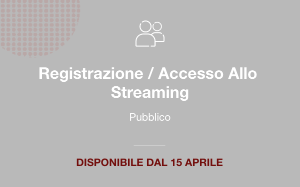 Assemblea 2021 - Diretta Streaming - Disponibile dal 15 aprile