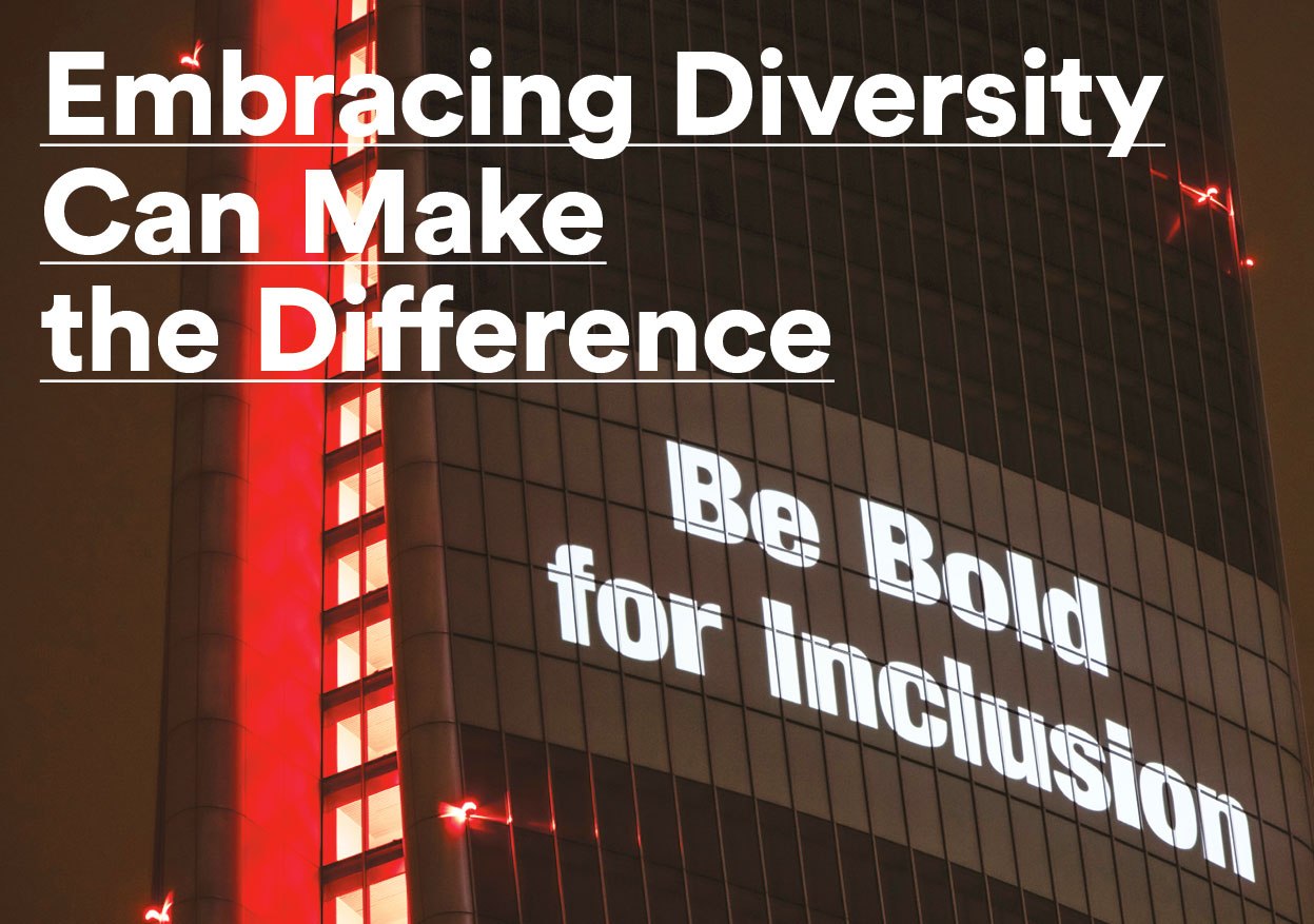 Generali promotes diversity, equity and inclusion as a means of creating value.