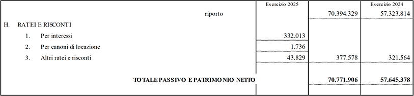 Stato patrimoniale e conto economico di Capogruppo (13)
