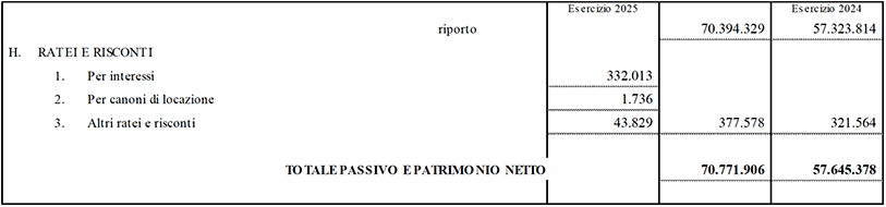 Stato patrimoniale e conto economico di Capogruppo (13)