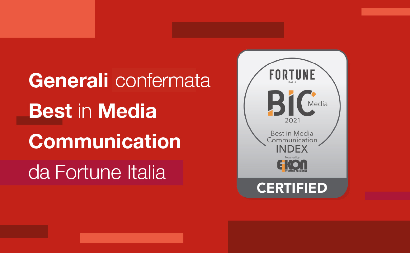 Generali si conferma Best in Media Communication nel 2020