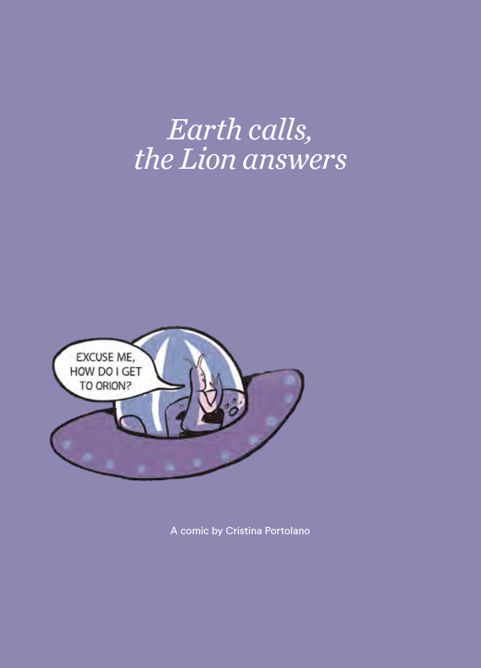 Earth calls, the Lion answers