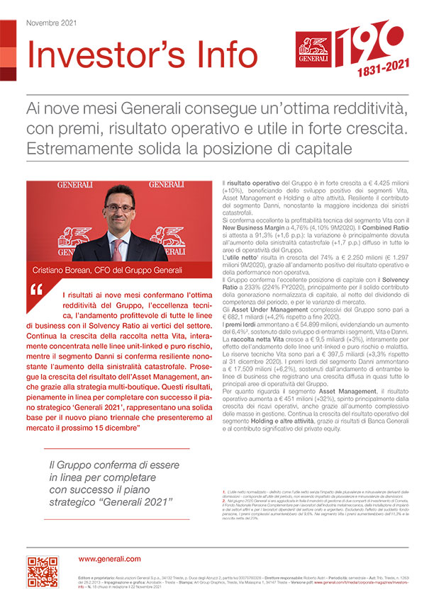 Investor’s Info - Investor’s Info di Novembre
