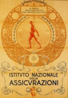 HISTORICAL ARCHIVE OF INA ASSITALIA – ROME - Andrea Petroni, Il Seminatore [The Sower] (1912), advertising poster