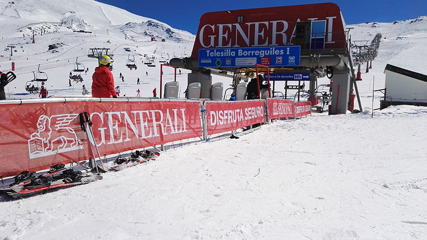 Generali Spain, in Sierra Nevada for safe skiing